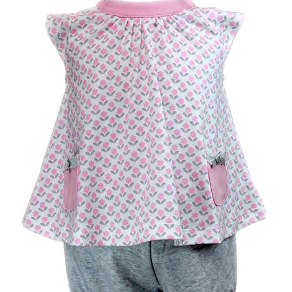 OffSpring Ditzy Floral Diaper Set